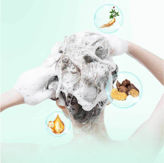 Shampoo colorant permanent pour cheveux noirs à bulles, rapide, pour hommes et femmes