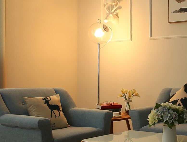 E27 25cm CE Modern Metal Glass Pendant Light For Living Room