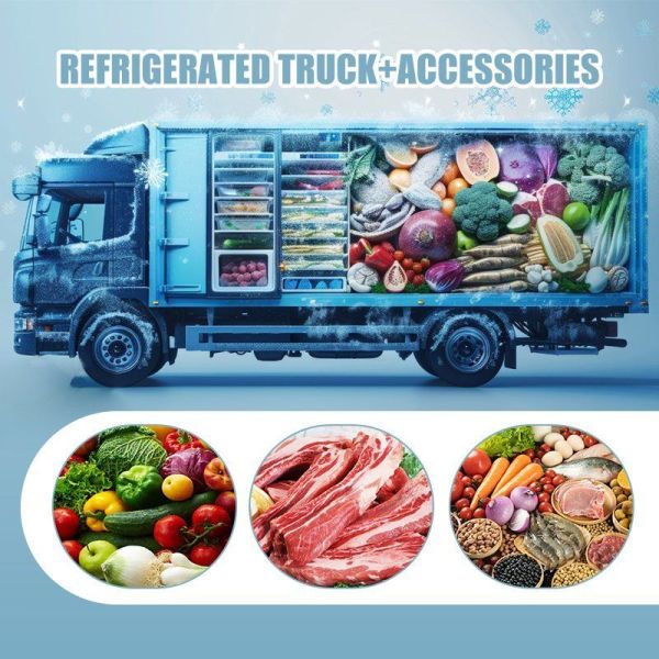 Diesel Euro 3 Refrigerated Freezer Truck 4*2 Small Refrigerated Transport Truck