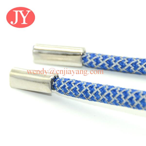 jiayang Nickle free and lead free hot sale metal aglets shoelace with custom logo