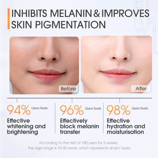 Crema facial de hierbas orgánicas Vitamina C Extracto de naranja dulce No pegajoso Hidratante Efectos aclaradores Tratamiento para el cuidado de la piel