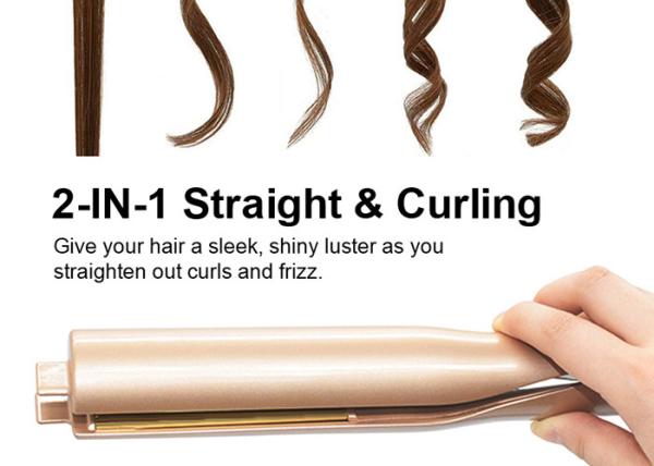 ferramenta quente do cabelo 49W, 450F 2 em 1 Straightener do cabelo e encrespador