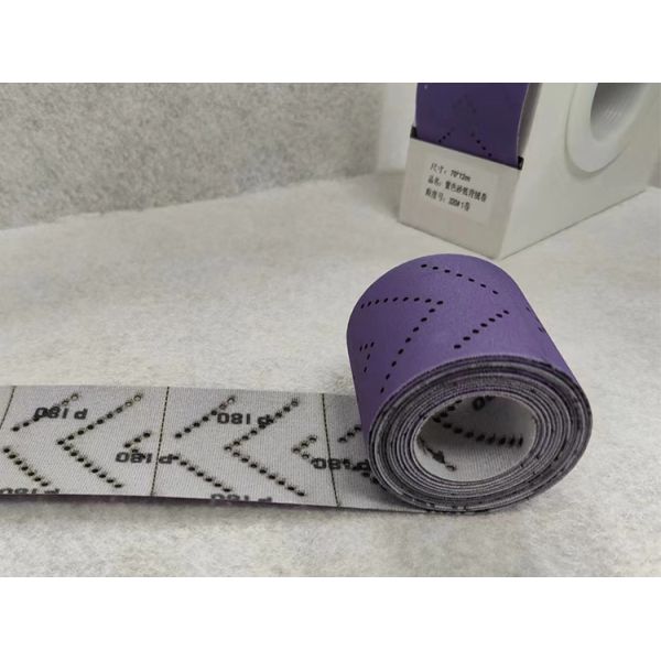 Sanding Paper Roll for Automotive Body Repair 70 mm x 12 m Multi-Hole Wood Sandpaper
