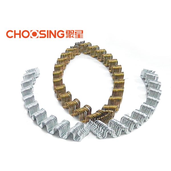 Black Curved Shape Upholstery Seat Springs 300℃ Heat Treatment For Sofa And Chairs