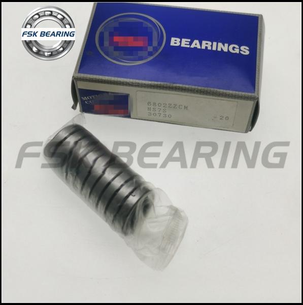 FSK Bearing 6802ZZCM 61802-2Z Deep Groove Ball Bearing 15*24*5mm China Factory