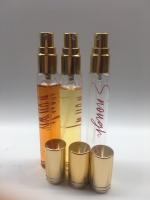 chapeau en aluminium d'atomiseur de pulvérisateur de petit de parfum de 10ml 15ml or de fioles