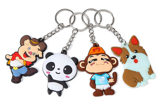 Ломкий логотип резиновое Keychains цепей ключа PVC гибкий портативный изготовленный на заказ