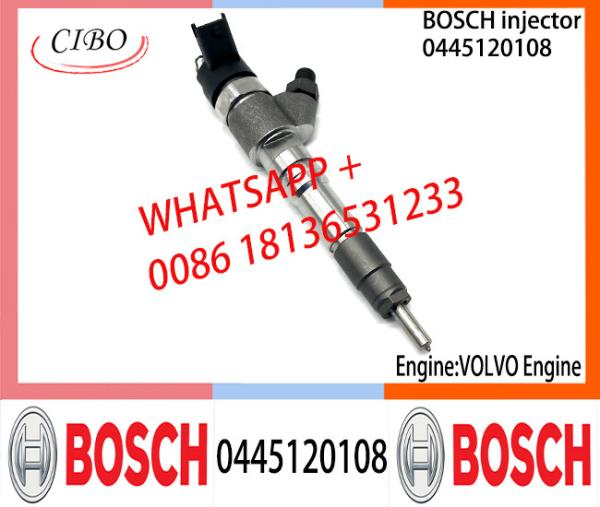 BOSCH 0445120108 conjunto original 0445120108 do injetor de combustível 3801148 3887696 3801148 3887696 para o motor de VOL PENTA D6