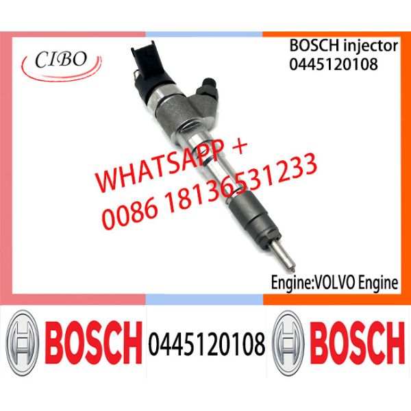 BOSCH 0445120108 3801148 3887696 Neutral Fuel Injector Assembly 0445120108 3801148 3887696 For VOL PENTA D6 Engine