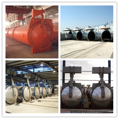 High Temperature Chemical Industrial Laminated Glass Autoclave Safety , Φ2m