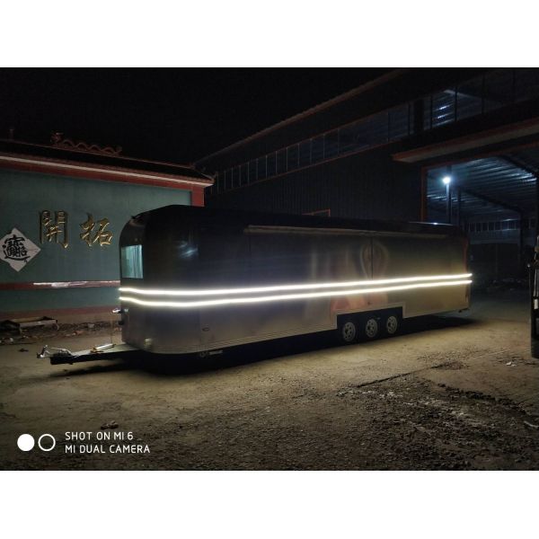 Luxury Airstream Mobile Food Trailer Многофункциональный прицеп для уличных продуктов питания