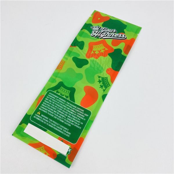 140mic VMPET Edible Mylar Plastic Bags MOPP Cigarillo Wraps Packaging Bags