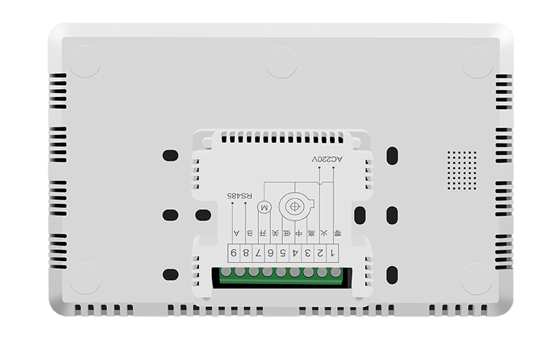 7 Inch LCD Color Touchscreen Smart HVAC Controller With Fresh Air Ventilation System