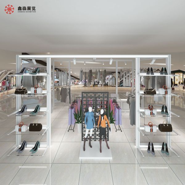 4-slot square aluminum pillar、4-groove exhibition aluminum profile、Octanorm compatible、easy installation