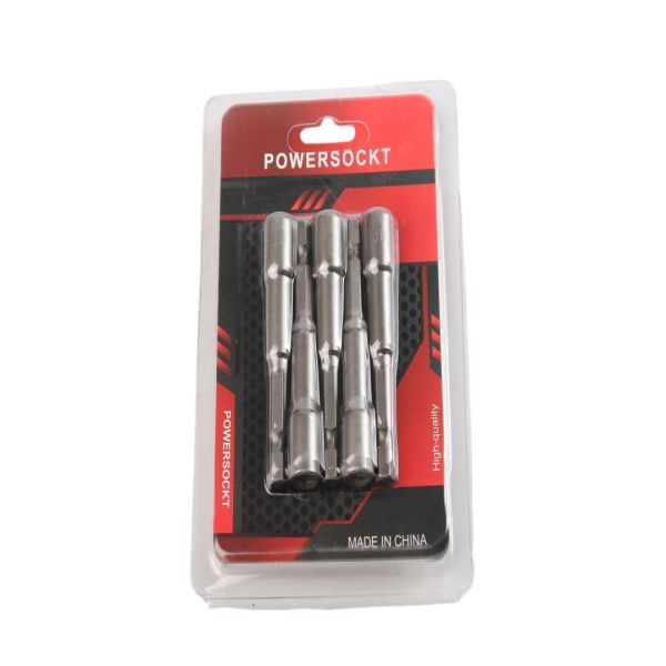 6mm*65mm*5PC CRV Material 6.35 Hexagon Magnetic Nut Driver Set for Precise Tightening