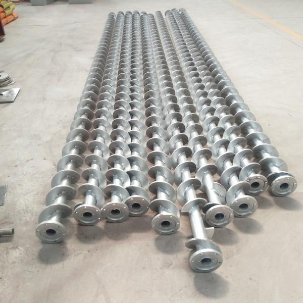 Fire Resistant Flexible Screw Auger Long Lasting Screw Conveyor Shaft Assembly For Manufacturing Plant