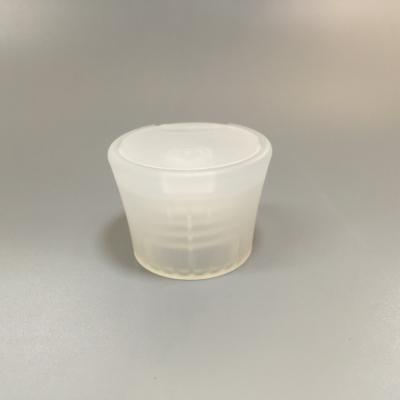 No Spill  24mm Flip Top Cap , Translucent Disc Top Lid