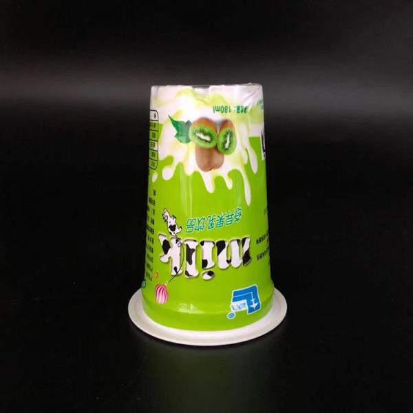 180ml Food Grade Yogurt Plastic Cup Frozen Yogurt Cup With Lid