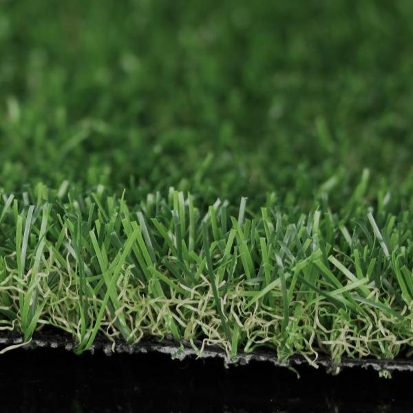 4 Colors Garden Plastic Grass 25mm Pile 18900 Tufts Every Square Meter
