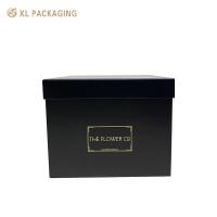 Wholesale Cheap Large Capacity Black Cardboard Paper Box Flower Gift Packaging