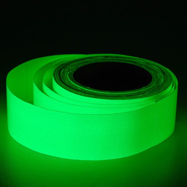 Photoluminescent Self-Adhesive Glow In The Dark Vinyl Rolls Luminous Reflective Paper Pet Film