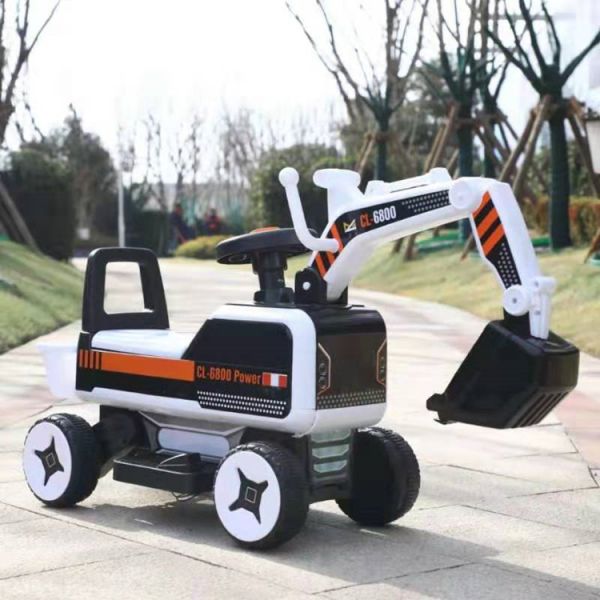 Ride On Toy Electric Car Excavator 6V Battery For 3-7 Years Old Children GW/NW 19.5/16.5