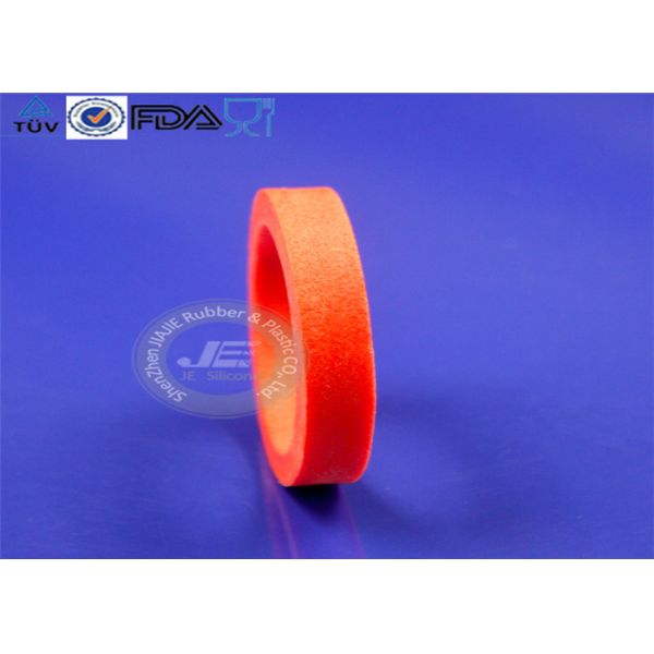 Heat Stabile Molded Silicone Parts , Reusable Silicone O Ring Gasket