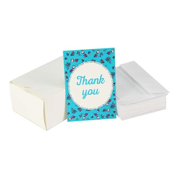 Recyclable Custom Card Printing Film Lamination Classic Kraft Thank You Notes