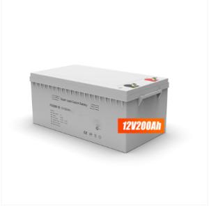FT200 Home Powerwall Solar Lithium Battery 12v 200ah with white and black