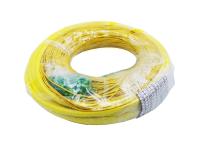 48 amarelo Pre-terminado fibra ótica do LC APC LSZH Corning do cabo de remendo do pacote do conjunto 2.0mm dos núcleos GJFJV