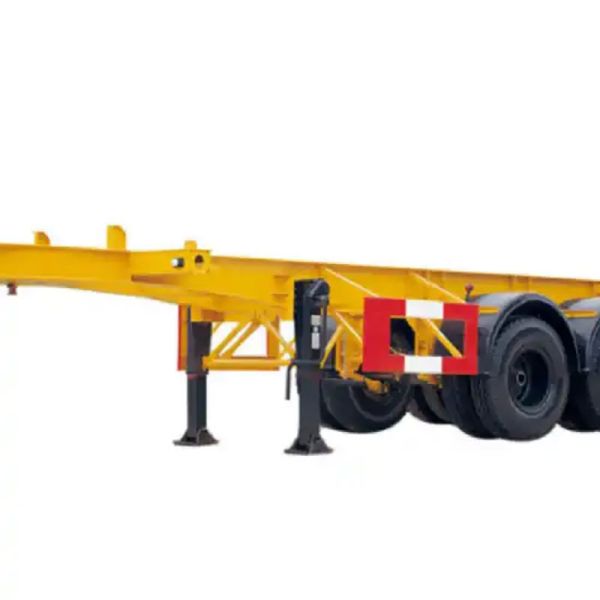 Tractor Trailers Container Chassis Skeleton Truck Semi Trailer with Tread 1820mm