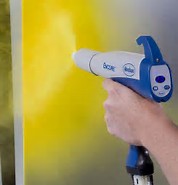 Покрытие порошка ПУ электронных блоков, пальто порошка бежа муара РАЛ 1003