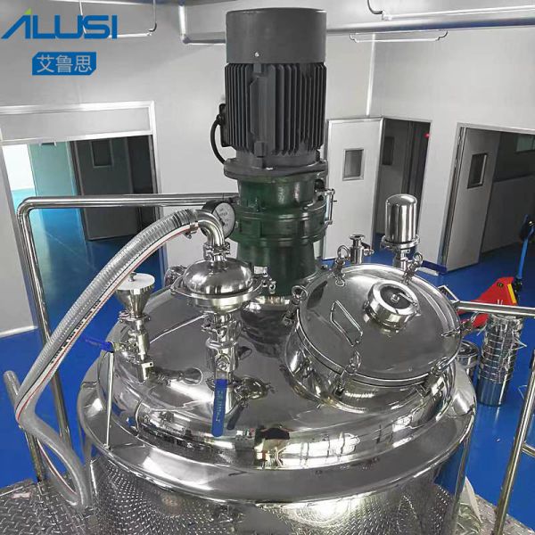 Косметическая машина сливк стороны смесителя гомогенизатора фабрики смешивая