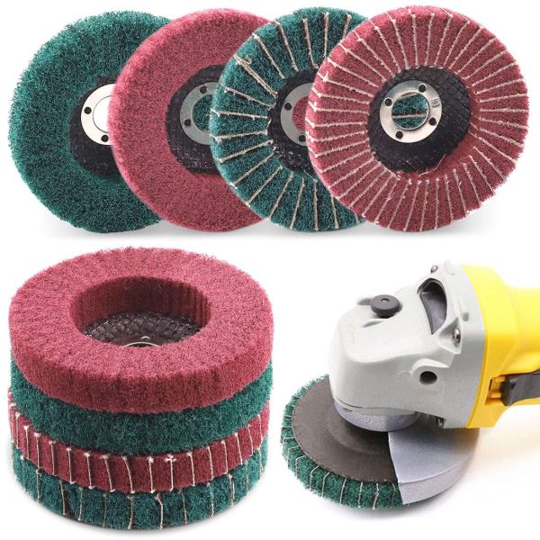 5inch Flap Disc Non Woven Abrasive for CRS MED Surface Polishing on Metal and Steel