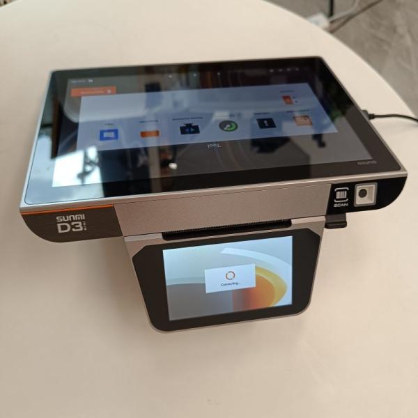 Sunmi D3mini Android Desktop POS Terminal Touchscreen Com Bateria de 2600mAh