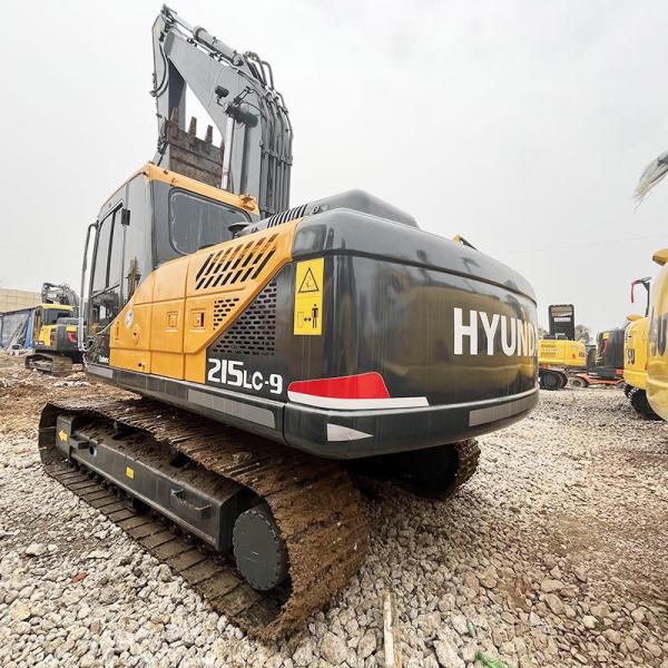 Hyundai 215 Used Crawler Excavator 0.9m3 Bucket Capacity 110KW Rated Power