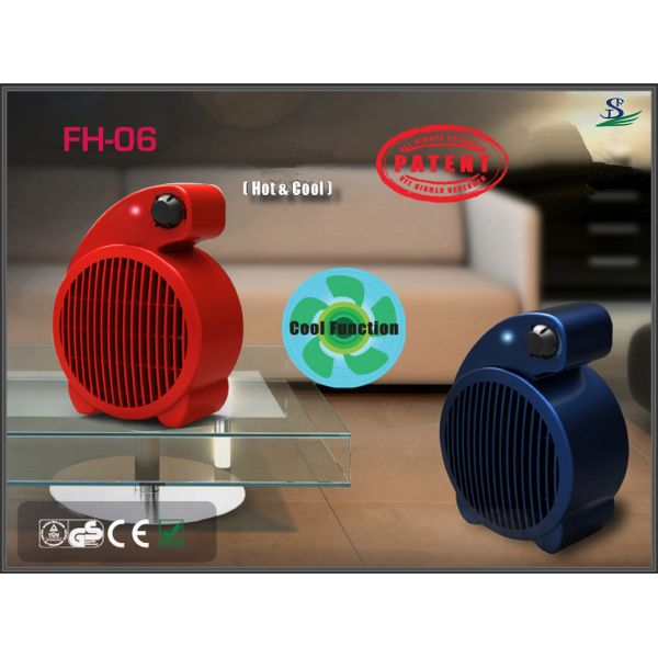 2-in-1 Heater with fan  2000W/1800W in fashionable colors