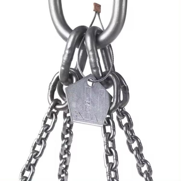 Heavy Duty G100 Alloy Steel Chain Sling with Adjustable Function and Welded Structure