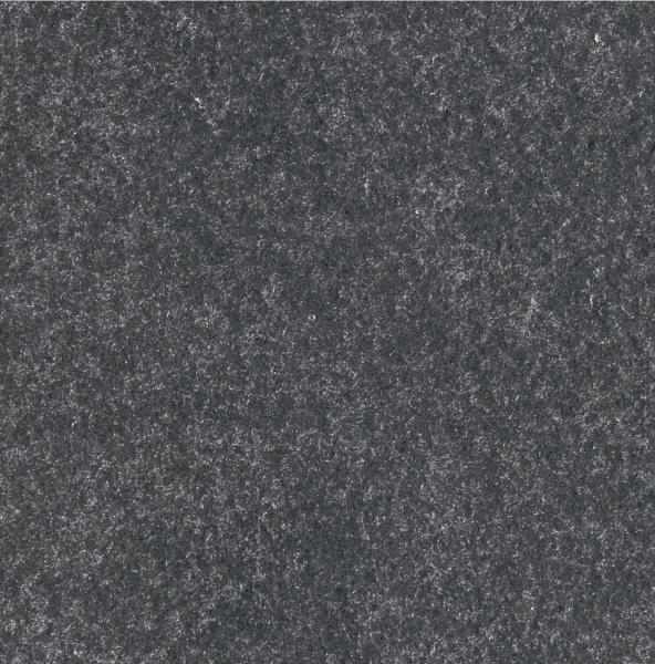 Noir 600x600mm Surface non glissante en flamme Matte Noir Carreaux de pavé pour terrasse Corps complet