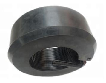 Round Black Rubber Casing Thread Protector Quick Operation For Well Cementing