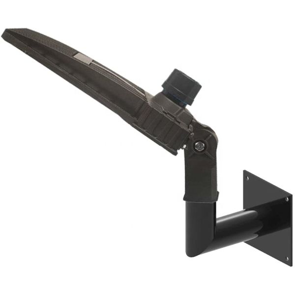 Anodized 90 Degree L-Shape Square Pole Top Bracket for LED Shoebox Parking Lot Light Pole