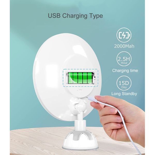 Beauty Beautiful Bathroom Vanity Led Light Magnifying Makeup Mirror With Suction Cup