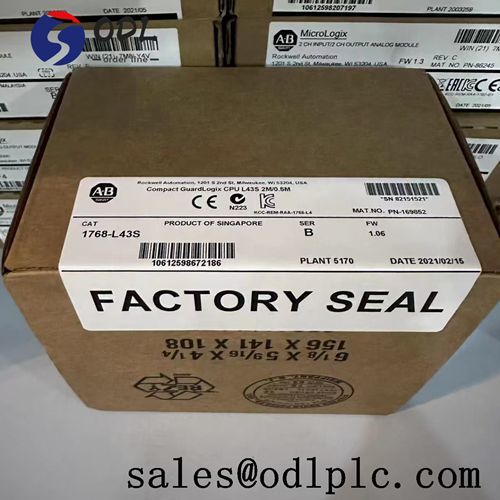 Allen Bradley 1768-L43S CompactLogix Safety PLC Controller