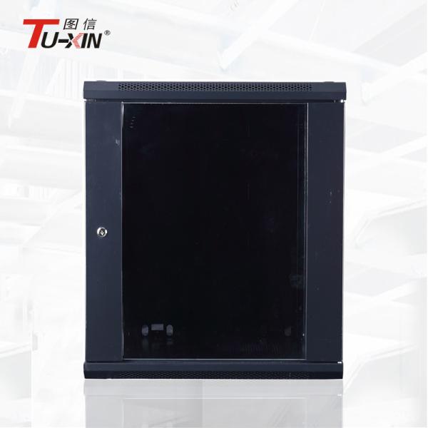 Cold Rolled Steel Wall Mount Enclosure Cabinet , Commercial Network Switch Cabinet