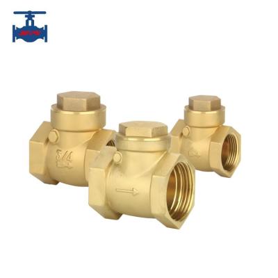 Brass Female Threaded Swing Check Valve For Medium Backflow Prevention