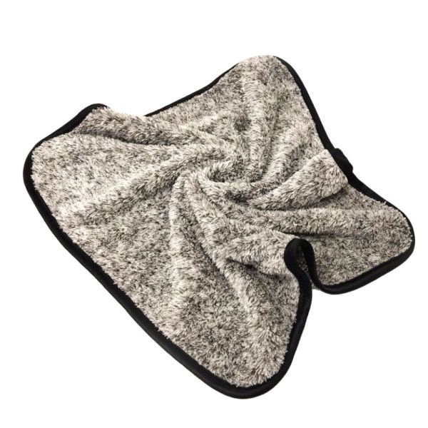 Double Sided Long Pile Auto Detailing Cloth Cationic Coral Fleece Drying Towel