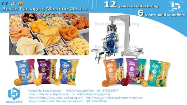 Breadsticks automatic weighing and pillow bag packing machine