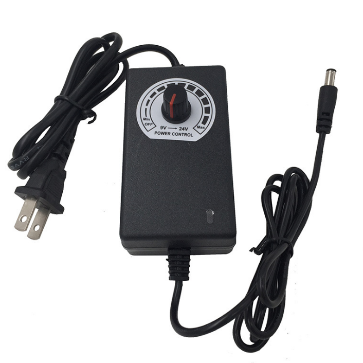 LED Light and Electrical Appliances Adjustable Voltage Adapter PC ABS Material C-Power