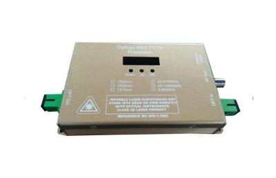 Adaptador profissional 47-1000MHz do poder de Mini Optical Transmitter With 12V/1A