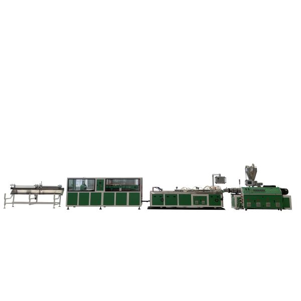 PLC Controlled Pvc Wpc upvc Profile Extrusion Line for Plastic Wood Window Profile Extruder